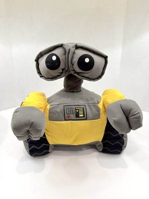 Disney Store WALL-E Plush BNL Robot Pixar Stuffed Toy Yellow Gray