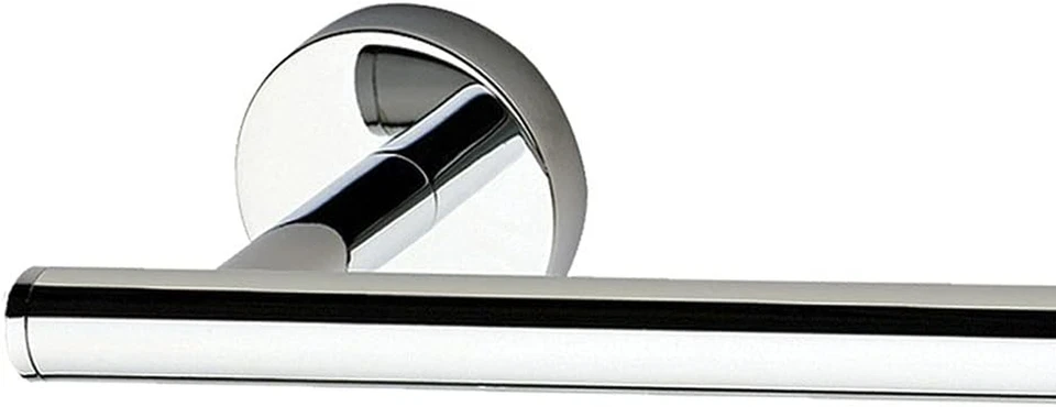 Barra Asciugamani Di Design Med 30 Cm. Realizzato in Acciaio Inox E Finitura Cro - Immagine 3 di 4