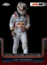 YUKI TSUNODA 2025 Topps Chrome F1 Base #184 On the Move Racing Formula ID:159202