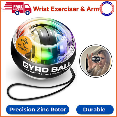 Vital Wrist Ball Exerciser Gyro Ball Hand Gyroscopic Wrist Strengthener &Forearm