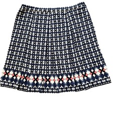 Max Studio Elastic Waist Stretch A-Line Knee Length Skirt Womens Size M