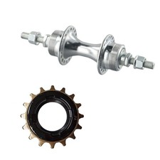Moyeu arrière vélo fixe 36 trous disque avec volant moteur simple vitesse 16T