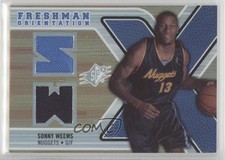 2008-09 SPx Freshman Orientation Jerseys Sonny Weems #FO-SW 0af