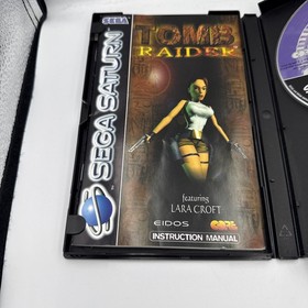 Sega Saturn  Tomb Raider complete with manual 