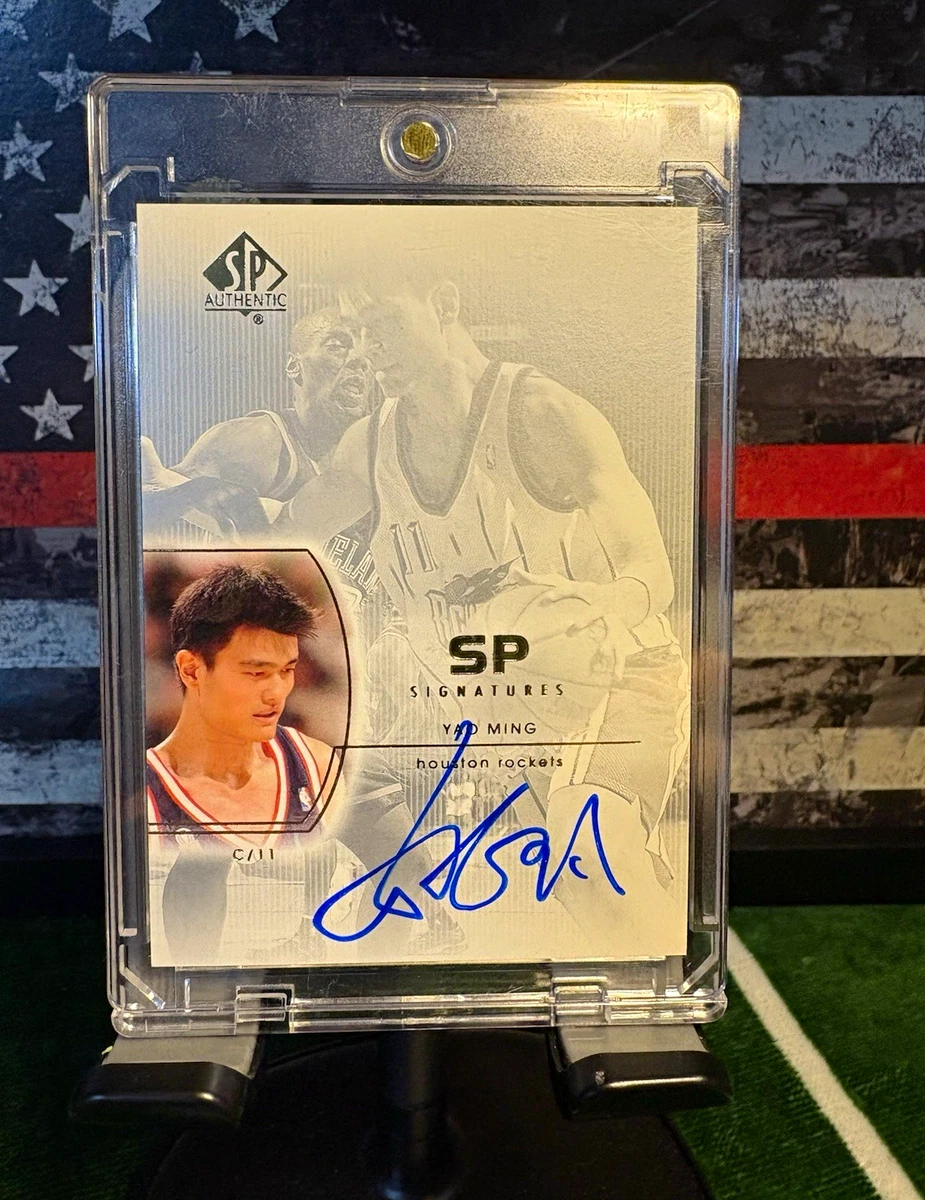 その他 UD GLASS Yao Ming auto Yao Ming Basketball Autographed