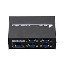 4x1 VGA Switch 4 Port VGA Switch Video Selector Switcher Box 4In 1Out VGA Switch