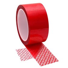 Tamper Evident Security Tape, Red Void Transfer, 1.88" x 55 Yard