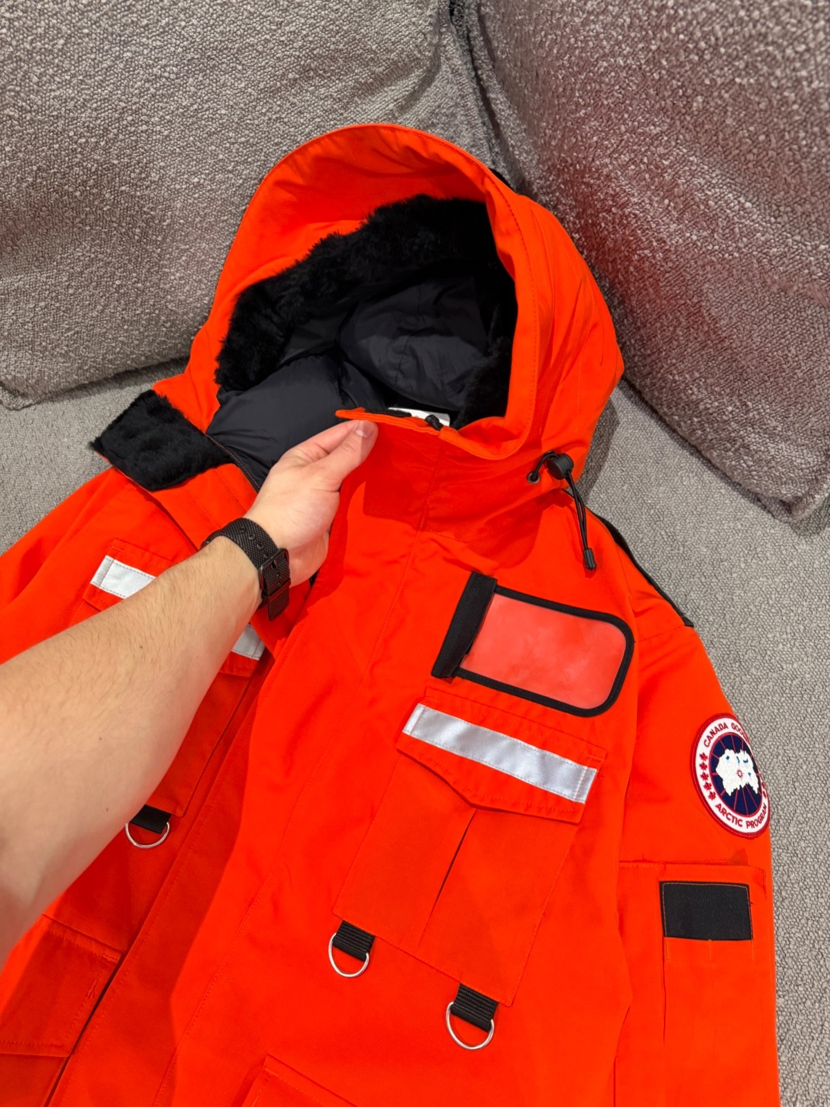 NWT! Authentic Men's CANADA GOOSE x Junya Watanabe Resolute Parka Down Jacket M image 9