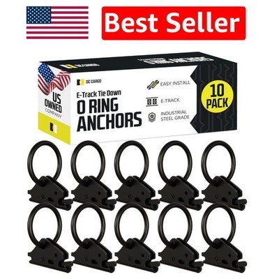 Alloy Steel 10-Pack O-Rings - Corrosion-Resistant Tie-Down for E-Track System