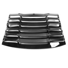Compatible with 2011-2023 Dodge Charger Rear Window Louver, Style Gloss Black