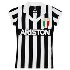 1984/85 JUVENTUS FC RETRO REMAKE HOME SOCCER JERSEY FOOTBALL SHIRT SZ XL WOMEN
