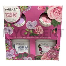 Yardley London English Rose Lavender Collection 2 x 50g/1.7oz NIB
