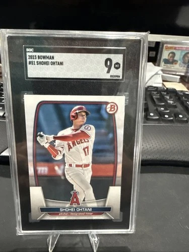 🔥⚾️2023 Bowman Shohei Ohtani #51 SGC 9 Los Angeles Angels Baseball Card Get It