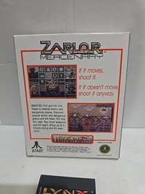 Zarlor Meacenary (Atari Lynx) w/box RARE TESTED AND WORKING! 