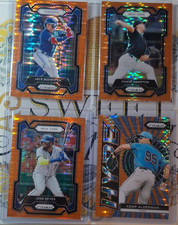 Panini Prizm Orange Serial MLB Card Lot 4 Bohrofen/Hampton/Reyes/Alderman Toron…