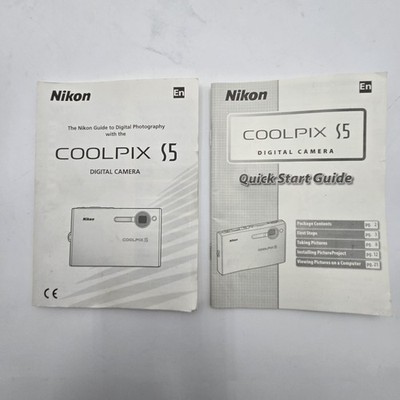 Nikon Coolpix S5 6MP Digital Camera 3x Optical Zoom w/Charger