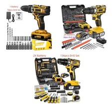 18/30/136/148pcs Electric Cordless Drill Scre...
