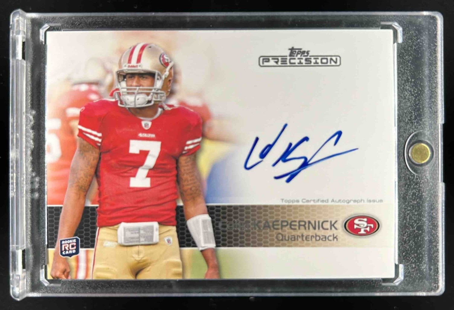 Colin Kaepernick Topps Precision #105 Autograph