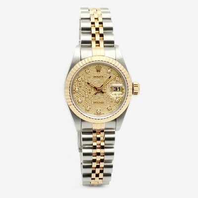 Rolex Datejust 26 Original Computer Zifferblatt Diamant 69173 Damen 148386185