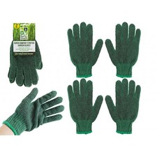 Super Comfort Stretch Garden Gloves - With Dots 2 Pack Green Strong Protection