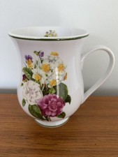 Vintage Camellia SP Footed Floral Mug Waterside Fine China 300ml Tea Cup