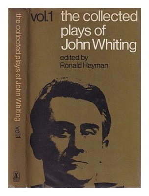 WHITING, JOHN (1917-1963) Gesammelte Stücke, Bd. 1 Hardcover Studie