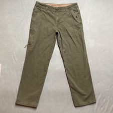 Legendary Outfitters Pants Mens 34x30 Green Stretch Canvas Utility Workwear
