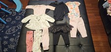 Baby Girl 0 To 3 Months Clotges Lot Bundle Outfits Euc