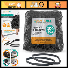 UV Resistant Rubber Bands Size 33 3.5" x 1/8" - Strong Elastic Office Supplies