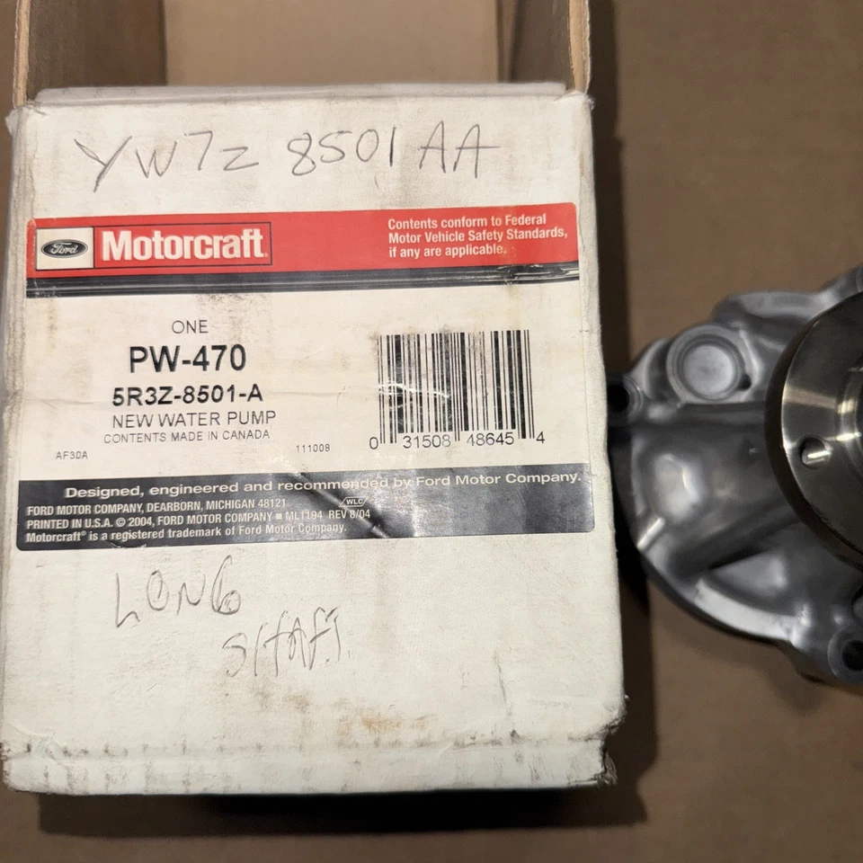 Engine Water Pump Motorcraft PW-470 - Image 2 of 4
