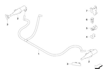 Painted or Primed BMW Left Headlight Washer Spray Cover E90 E91 LCi 3 Series