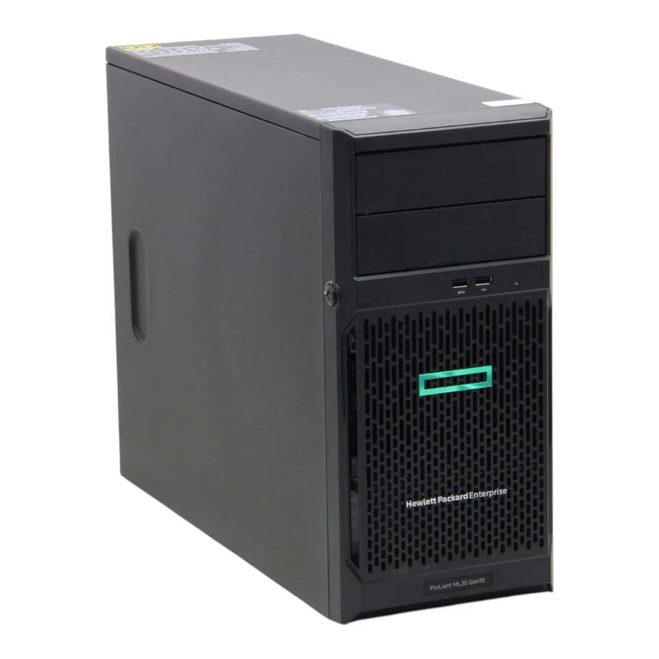 HPE ProLiant ML30 G10 Gen10 Pentium G5400 16GB DDR4 P408i-p 8x SFF Tower Server