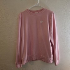 Women's Pink Nike Sweatshirt Size L Large
