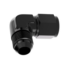 8AN Female to 8AN Male Flared Aluminum 90 Swivel Fitting - 8AN-90 90 Degree