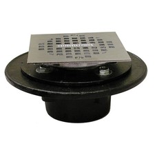 Jones Stephens D60402 2 IPS Cast Iron Drain With 4 Adjustable - Chrome