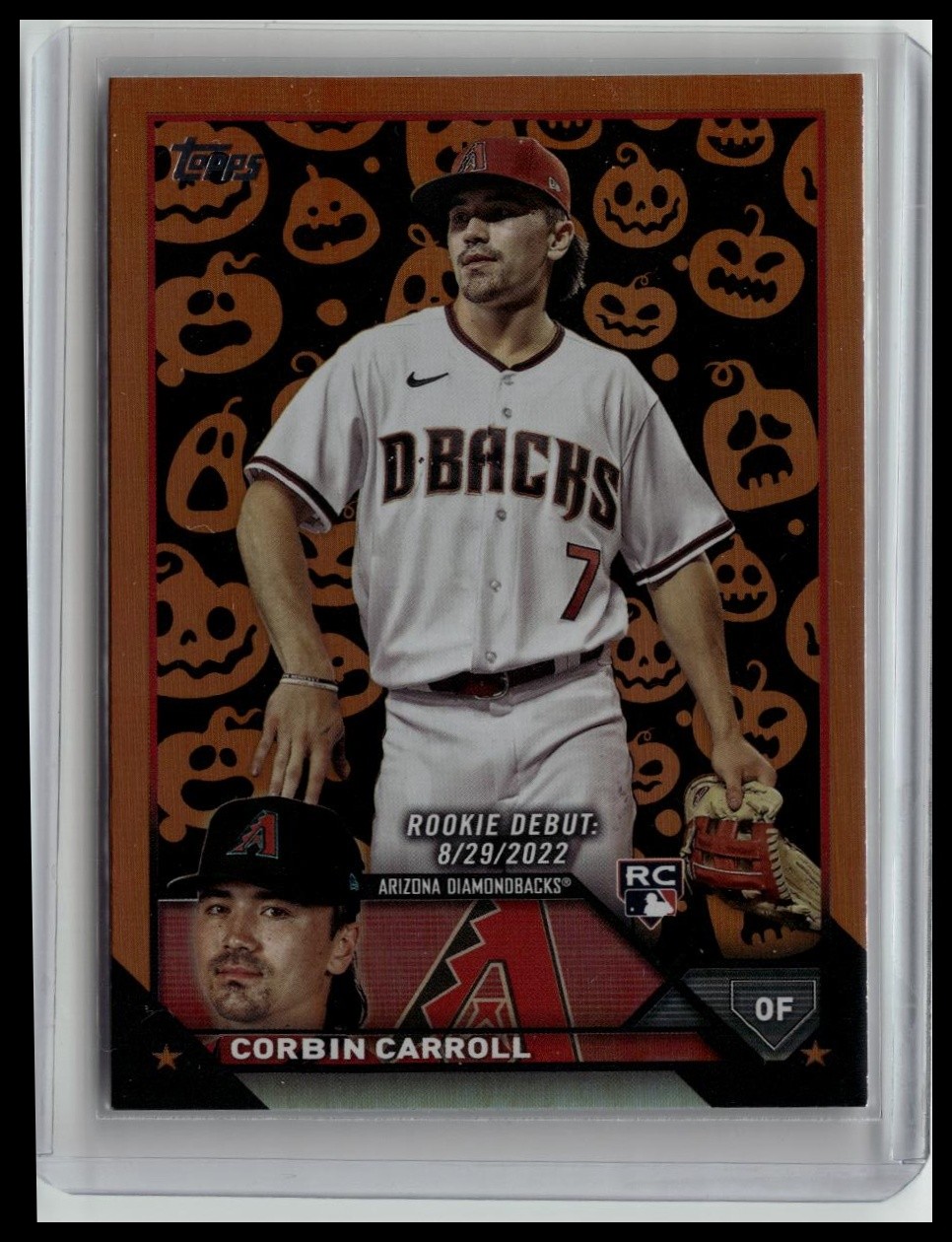 2023 Topps Update #US244 Corbin Carroll Jack O'Lantern