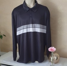 Men`s Touch Herren Langarm Shirt Poloshirt m. Kragen Mikrofaser grau Gr. M *NEU*