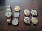 Lot of 8 Vintage Mens Timex Watches 4 Mechanical, 4 Quartz, For Parts/Repair