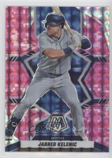 2022 Panini Mosaic Pink Camo Mosaic Prizm Jarred Kelenic #1 0fp5