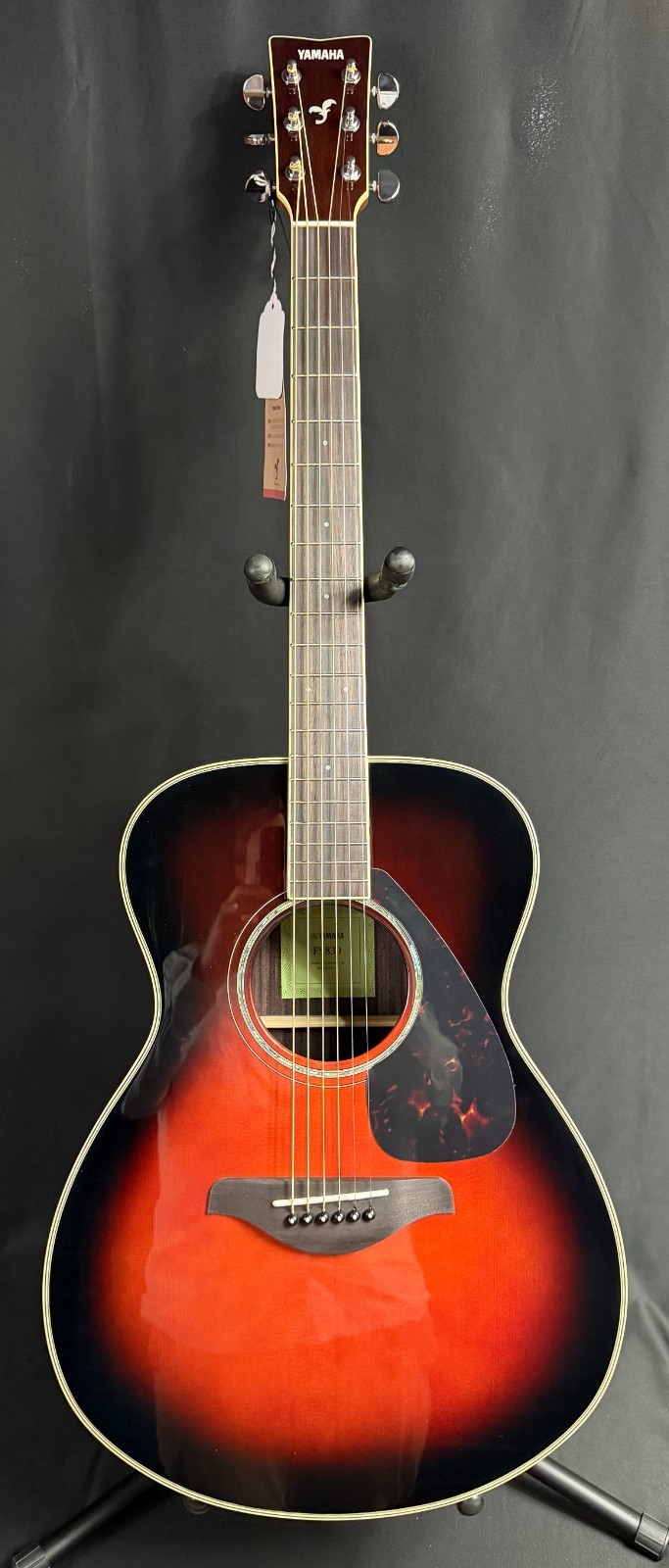 Yamaha FS830TBS Solid Top Concert Acoustic Guitar Tobacco Sunburst Finish