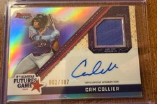Cam Collier 2024 Bowman's Best Futures Game Patch Auto /187 Cincinnati Reds