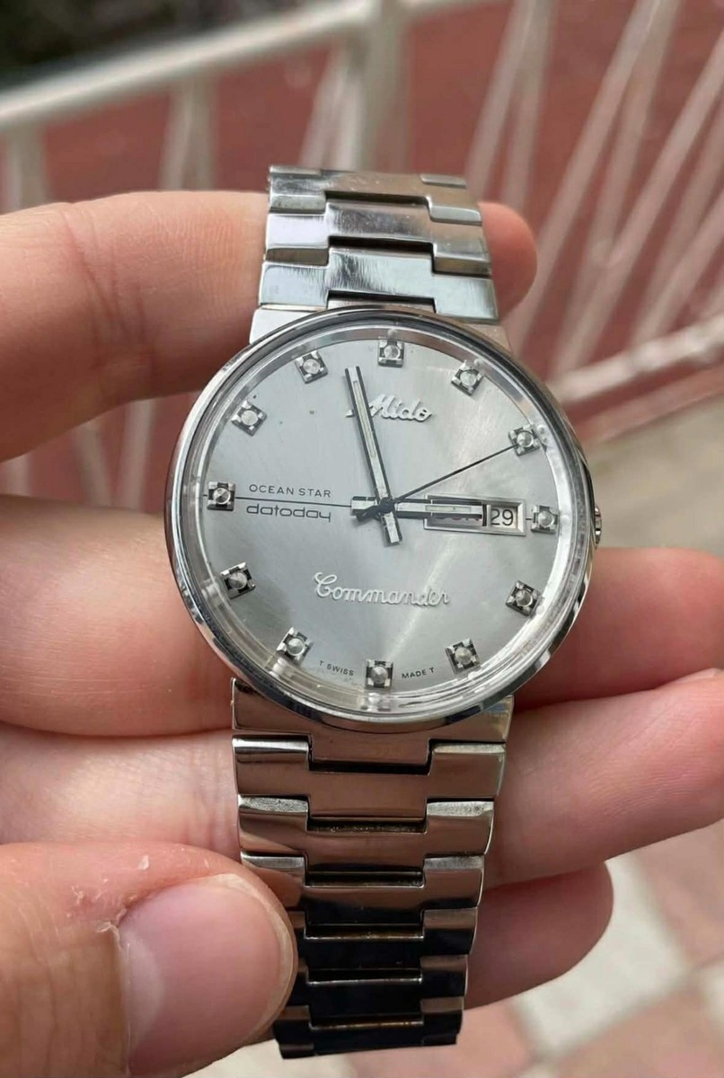 Mido Commander Ocean Star 8479 Day-Date Swiss Auto 2836-1 | eBay