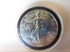 1987 USA Silver Eagle Dollar Coin-Encapsulated-Uncirculated