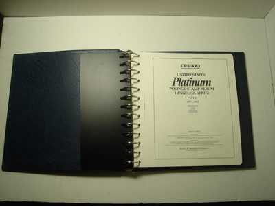 Scott Platinum PART V 1977-1983 HINGELESS PAGES WITH ALBUM WITH STAMPS