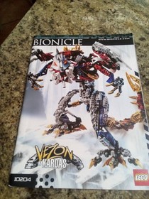 2006  LEGO BIONICLE: Vezon & Kardas (10204)   INCOMPLETE, PARTS ONLY!!!! REPAIRS