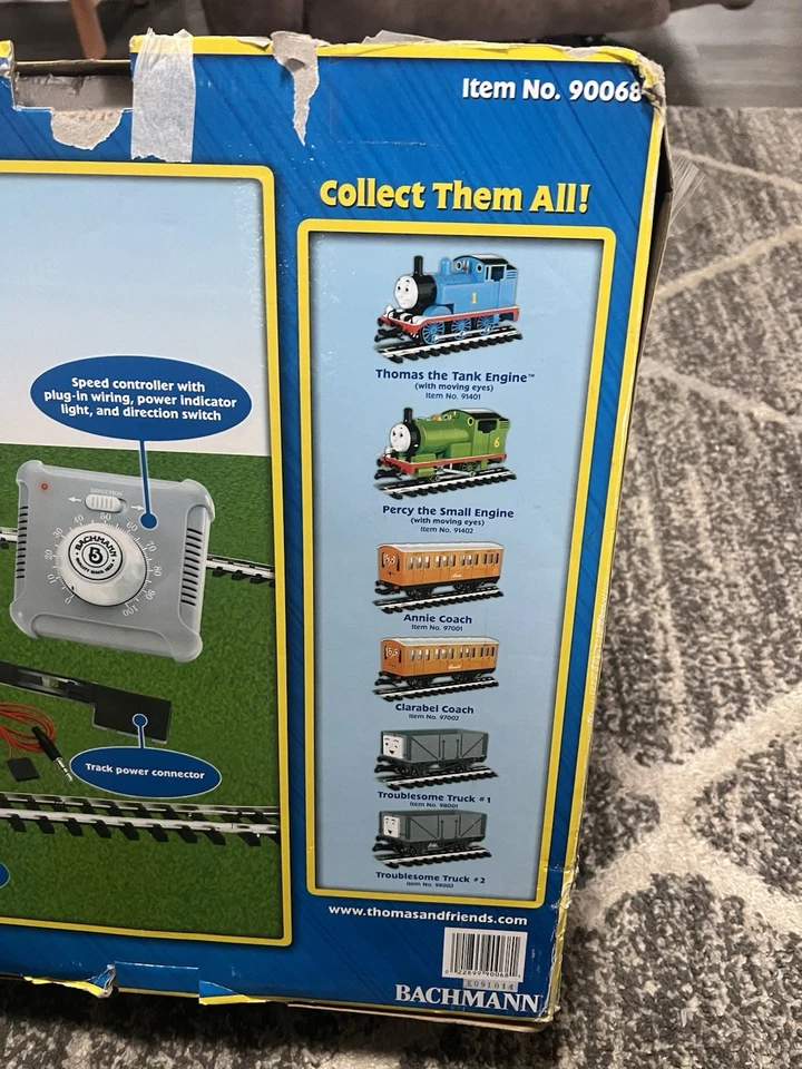Thomas and Friends Bachmann G Scale Deluxe Thomas with Annie and Clarabel - Image 4 of 4