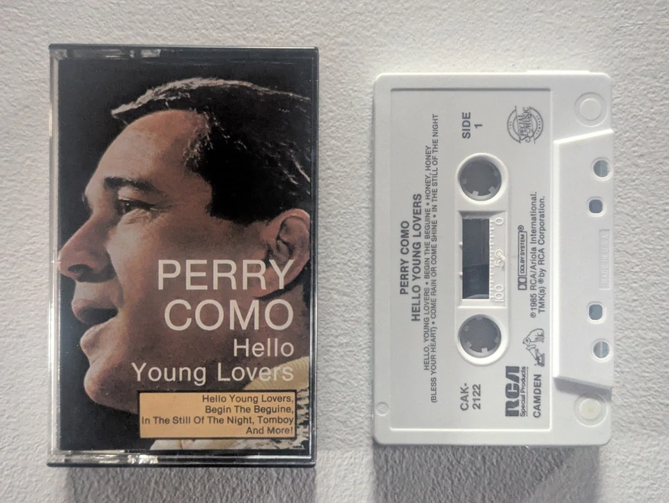 PERRY COMO Cassette Tape Lot of 2: Hello Young Lovers, It's Impossible Foto 3 de 4