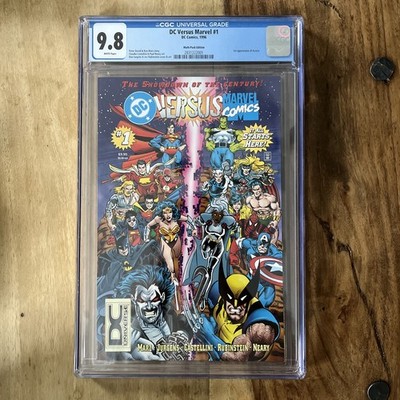 DC VERSUS MARVEL #1 CGC 9.8 NM DC Universe Variant Lobo Vs. Wolverine X-Men 1996
