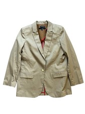 J.Crew Alfie Blazer in Gramercy Twill Single Breasted in Camel Women's Size 10