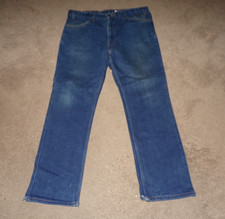 VINTAGE 80's LEVI LEVIS STRAIGHT MEN'S JEANS SIZE 38 X 30 ORANGE TAB